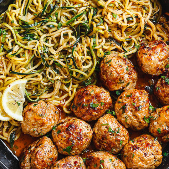 Turkey Meatballs & Zoodles - Primary Health Network